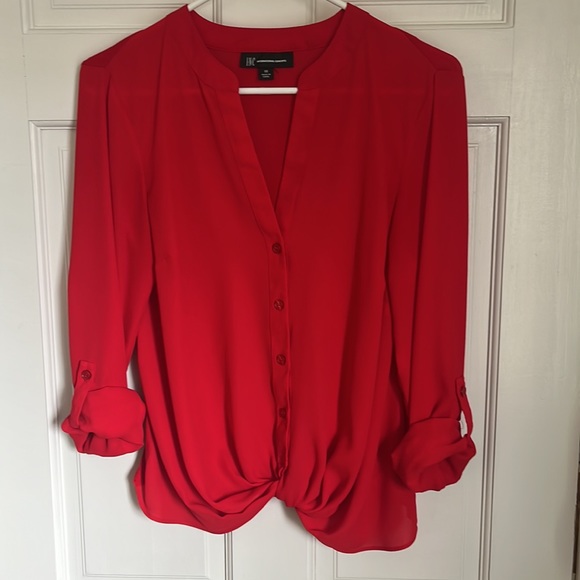 INC Red top size xs - Picture 4 of 5